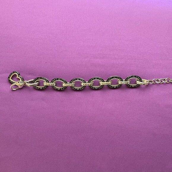Brighton Metro Heart Two-tone Bracelet links - Picture 3 of 4